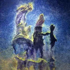 Pillars of Creation in Eagle Nebula